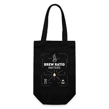 Brew Ratio Matters Espresso Ritual - Gift Bag for Bottles - black - Front