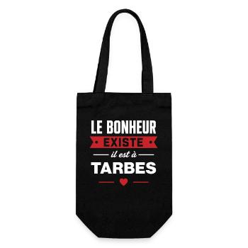 Bonheur Existe Tarbes - Sac à bouteille - noir - Devant