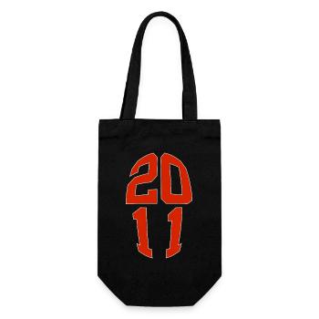 15 JAHRE ALT 2011 15. GEBURTSTAG - Geschenkbeutel für Flaschen - Schwarz - Vorne