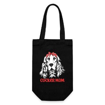 Maman Cocker Spaniel Maman de chien - Sac à bouteille - noir - Devant