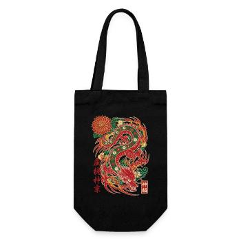 Dragon Kami God Pack Trading Card Market - Gift Bag for Bottles - black - Front
