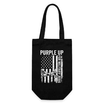 Violet pour les enfants militaires Bomber Gamin militaire - Sac à bouteille - noir - Devant