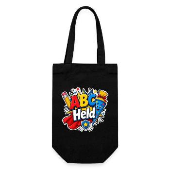 School Child 2026 School Enrollment 2026 Back to School - Gift Bag for Bottles - black - Front