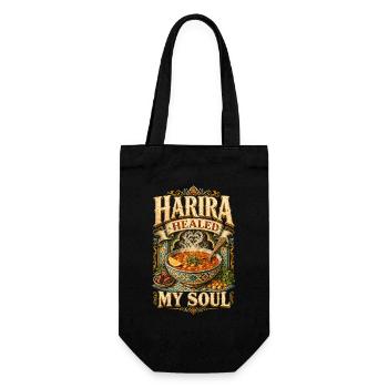 Marokkaner Marokko Harira Healed My Soul - Geschenkbeutel für Flaschen - Schwarz - Vorne