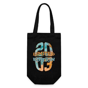 LIMITED EDITION 2003 23 JAHRE 23. GEBURTSTAG - Geschenkbeutel für Flaschen - Schwarz - Vorne