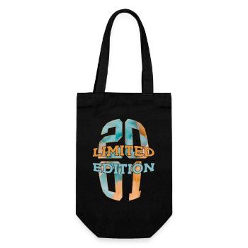 LIMITED EDITION 2001 25 YEARS 25TH BIRTHDAY - Gift Bag for Bottles - black - Front
