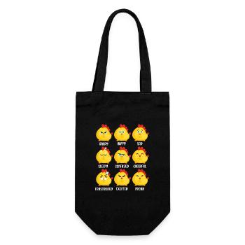 Chicken Whisperer Chicken Chicken Keeper Chickens - Gift Bag for Bottles - black - Front