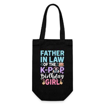 Beau-père de la fille anniversaire de la K-Pop - Sac à bouteille - noir - Devant