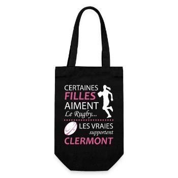 Certaines Filles Aiment Le Rugby Les Vraies Sup... - Sac à bouteille - noir - Devant