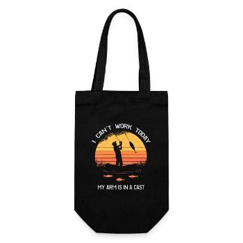 Sunset Cast Fishing Break Tee - Gift Bag for Bottles - black - Front