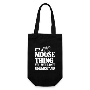 It's a Moose Thing You Wouldn't Understand - Gift Bag for Bottles - black - Front