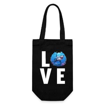 Megalodons Megalodon - Gift Bag for Bottles - black - Front