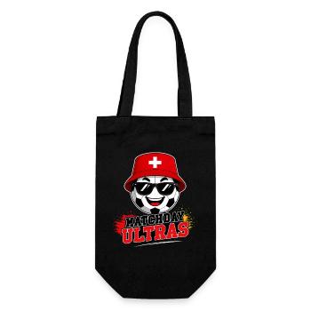 Matchday Ultras Football Fan Switzerland - Gift Bag for Bottles - black - Front