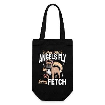 Bouledogue français Race de chien Frenchie - Sac à bouteille - noir - Devant