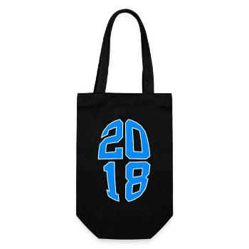8 JAHRE ALT 2018 8. GEBURTSTAG - Geschenkbeutel für Flaschen - Schwarz - Vorne