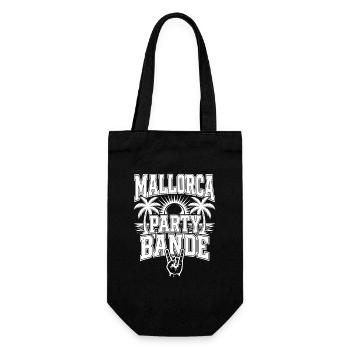Mallorca Party Bande - Geschenkbeutel für Flaschen - Schwarz - Vorne