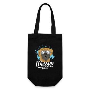 quoi de neuf Chien drôle Cadeau cool pour l’amoureux du chien - Sac à bouteille - noir - Devant