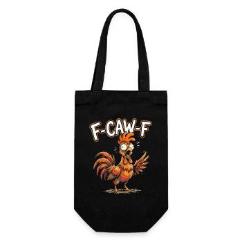 F Caw F Poulet Coq - Sac à bouteille - noir - Devant