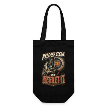 Archery Archer - Gift Bag for Bottles - black - Front