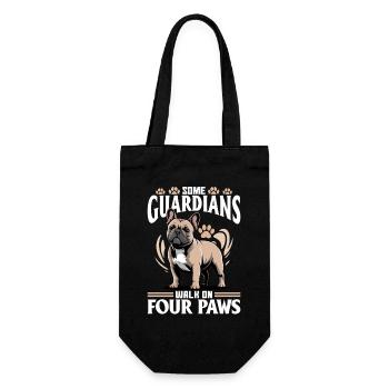 Bouledogue français Race de chien Frenchie - Sac à bouteille - noir - Devant