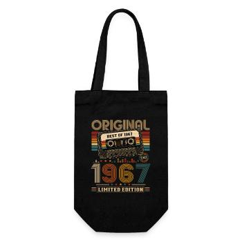 59e anniversaire Gift Man cassette Best of 1967 - Sac à bouteille - noir - Devant