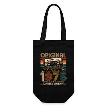 51e Anniversaire Gift Man Cassette Best of 1975 - Sac à bouteille - noir - Devant