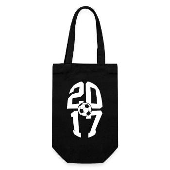 9 ANS DE NAISSANCE AU FOOTBALL 2017 9E ANNIVERSAIRE - Sac à bouteille - noir - Devant