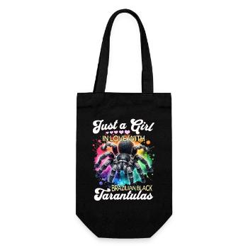 Fille Tarentule Noire - Sac à bouteille - noir - Devant