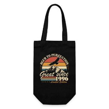 Cadeau d’anniversaire original vintage vintage 1996 - Sac à bouteille - noir - Devant