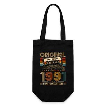 Cassette Gift Man pour le 35e anniversaire Best of 1991 - Sac à bouteille - noir - Devant