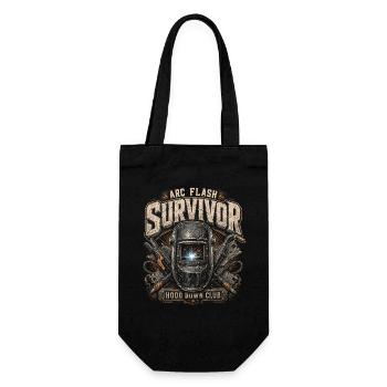Soudeur soudeur professionnel Arc Flash survivant - Sac à bouteille - noir - Devant