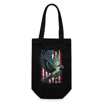 Nanday Conure US Nandays Parakeet - Gift Bag for Bottles - black - Front