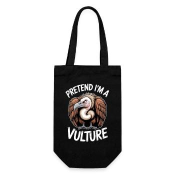 Vulture Sayings Vulture Funny Vulture Gift - Gift Bag for Bottles - black - Front