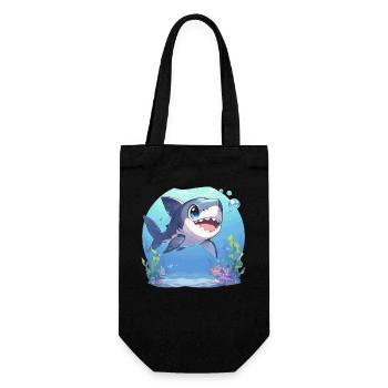 Sharks Shark - Gift Bag for Bottles - black - Front