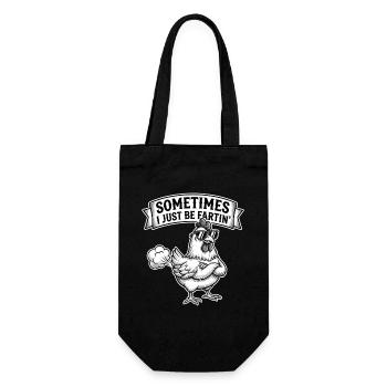 Sometimes I Just Be Fartin - Gift Bag for Bottles - black - Front