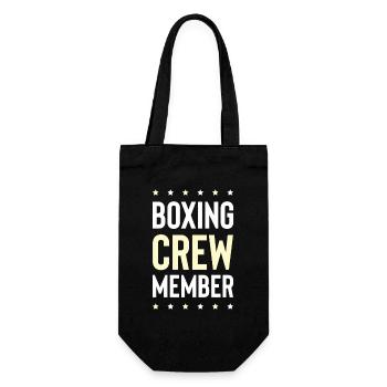 Boxing Crew - Gift Bag for Bottles - black - Front