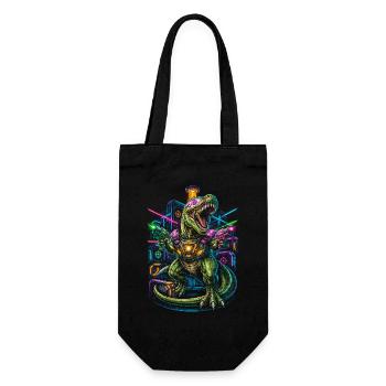 Laser Tag Dinosaure - Sac à bouteille - noir - Devant