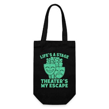 Le théâtre musical Life est un théâtre d’acteurs de scène - Sac à bouteille - noir - Devant