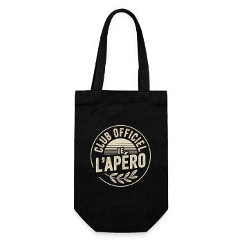 Club Officiel de l’Apéro - Sac à bouteille - noir - Devant