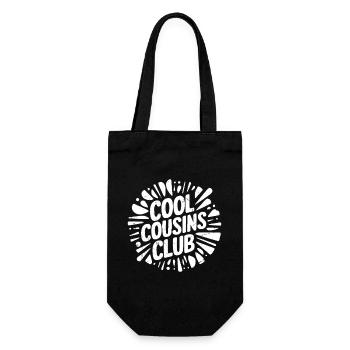 cool cousins club - Geschenkbeutel für Flaschen - Schwarz - Vorne