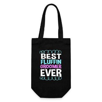 Dog groomer - Gift Bag for Bottles - black - Front