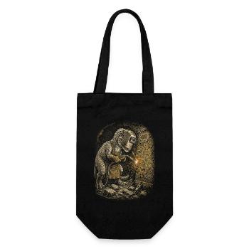Welder Welding Specialist - Gift Bag for Bottles - black - Front