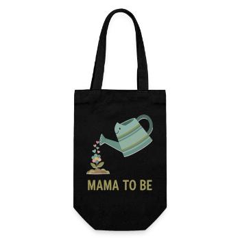 Révélation du sexe Maman pour être la mère de la baby shower Papa - Sac à bouteille - noir - Devant