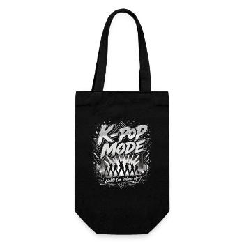 K-Pop Mode Konzert Motiv - Geschenkbeutel für Flaschen - Schwarz - Vorne