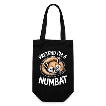 Dictons Numbat Numbat Drôle Drôle de Numbat Cadeau - Sac à bouteille - noir - Devant