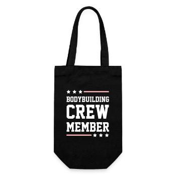 Bodybuilding Crew - Geschenkbeutel für Flaschen - Schwarz - Vorne