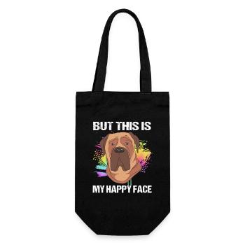Bullmastiff - Gift Bag for Bottles - black - Front