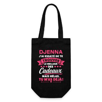 DJENNA - Sac à bouteille - noir - Devant