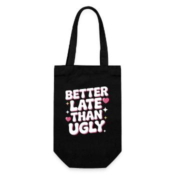 Better Late Than Ugly Make Up Diva Latecomer - Gift Bag for Bottles - black - Front