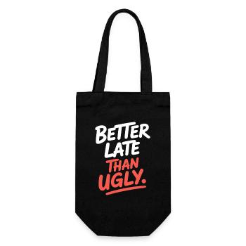 Better Late Than Ugly Make Up Diva Latecomer - Gift Bag for Bottles - black - Front